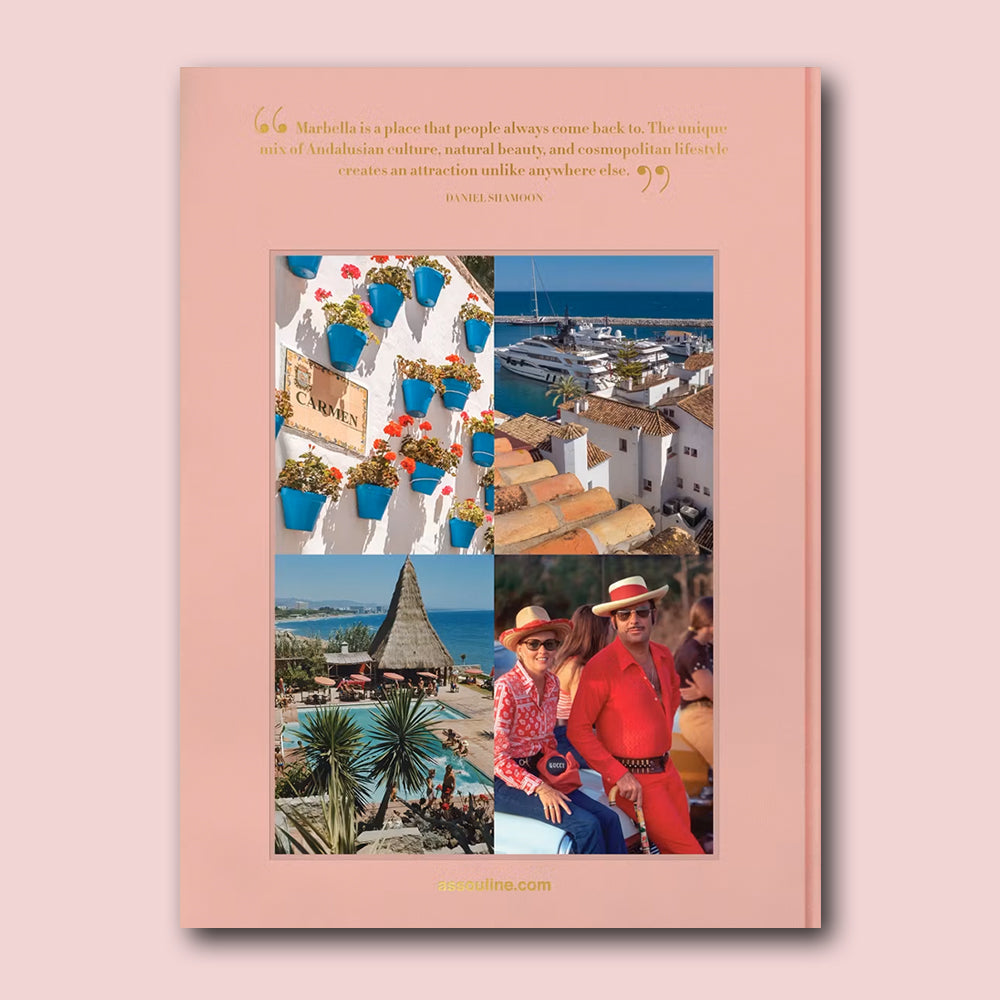 Buch Marbella Sol von Assouline, Farbe Rosa