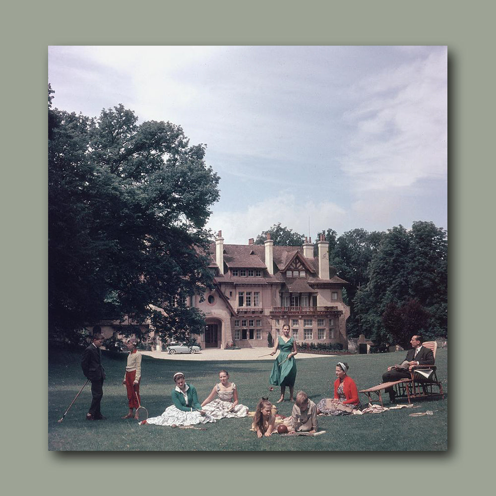 Wandbild Acrylglas Slim Aarons - Compte de Paris von Getty Images