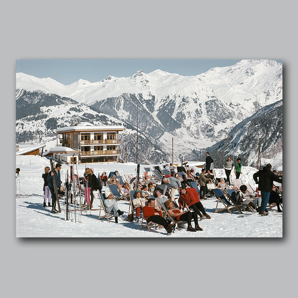 Wandbild Acrylglas Slim Aarons - Courchevel