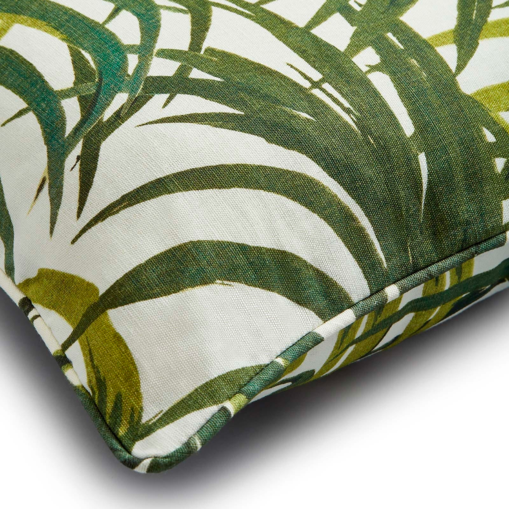 Kissen PALMERAL - grün/weiss