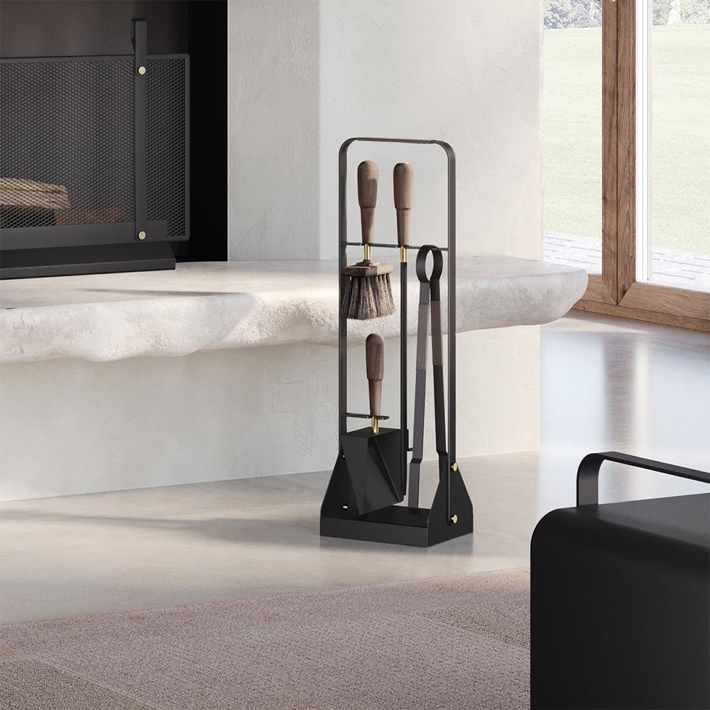 Kaminbesteck Set EMMA im Farbton graphite von Eldvarm
