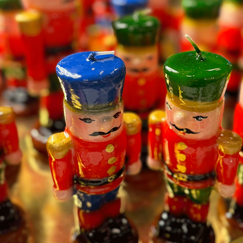 Kerze Weihnachten - Nussknacker, medio