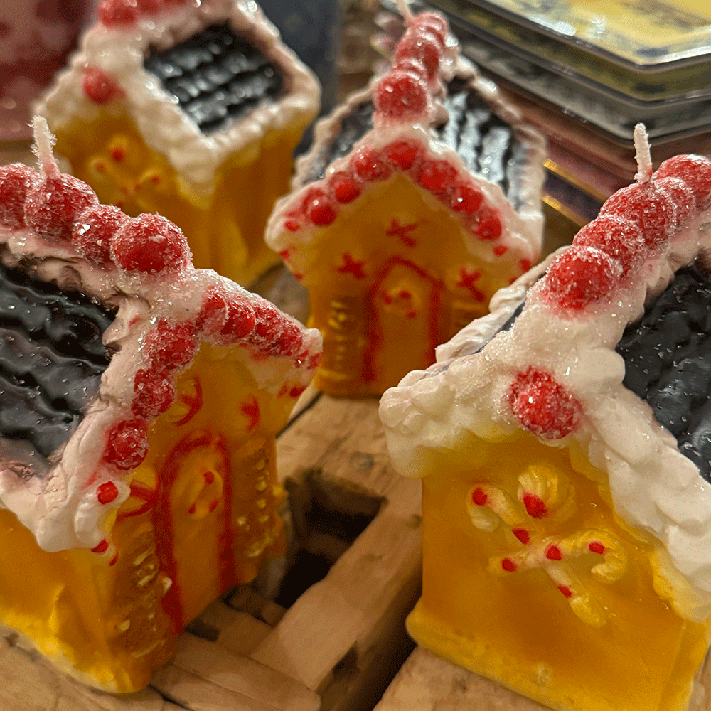 Kerze Pâtisserie - Lebkuchenhaus