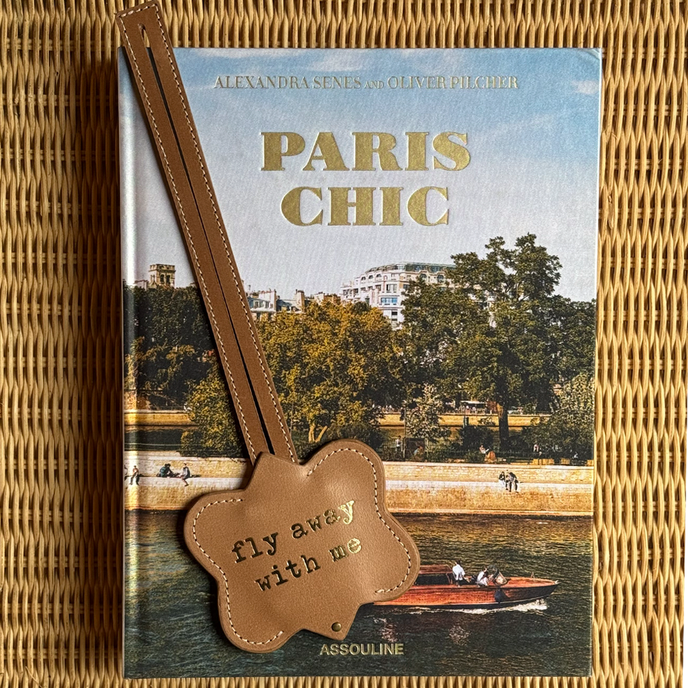 Gepäckanhänger LUZIA aus Leder - camel