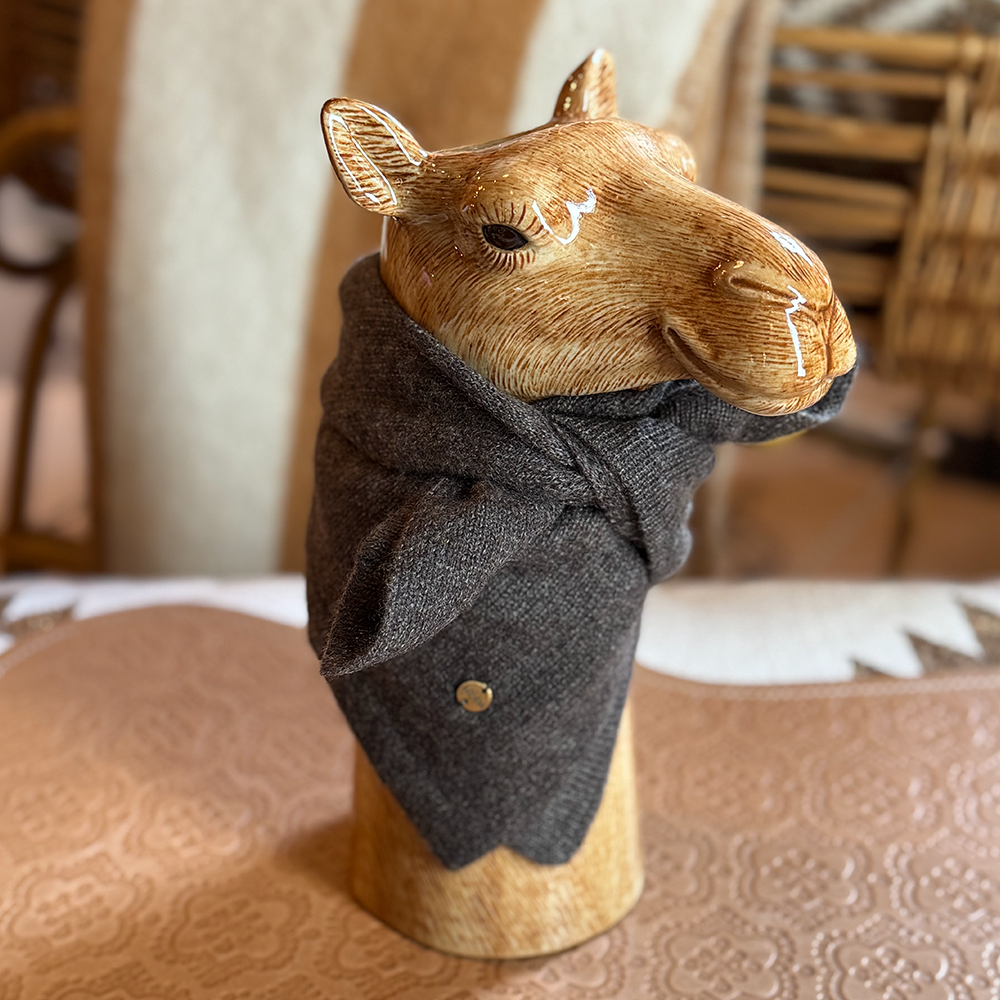 Kaschmirschal MINI SCARF - taupe