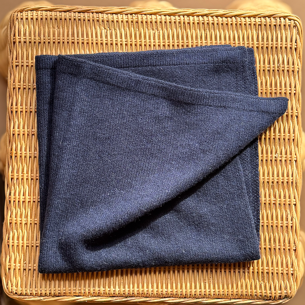 Kaschmirschal MINI SCARF - dunkelblau