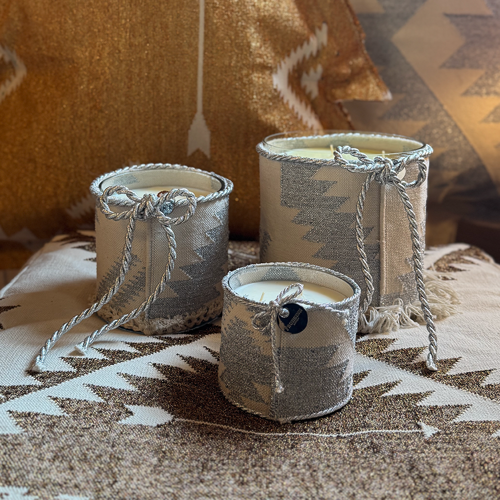 Duftkerze NAVAJO silver - large