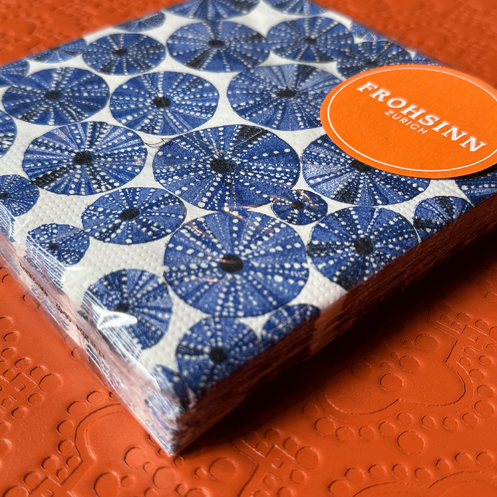 Cocktailserviette PPD - Ocean Urchins von Paperproductions