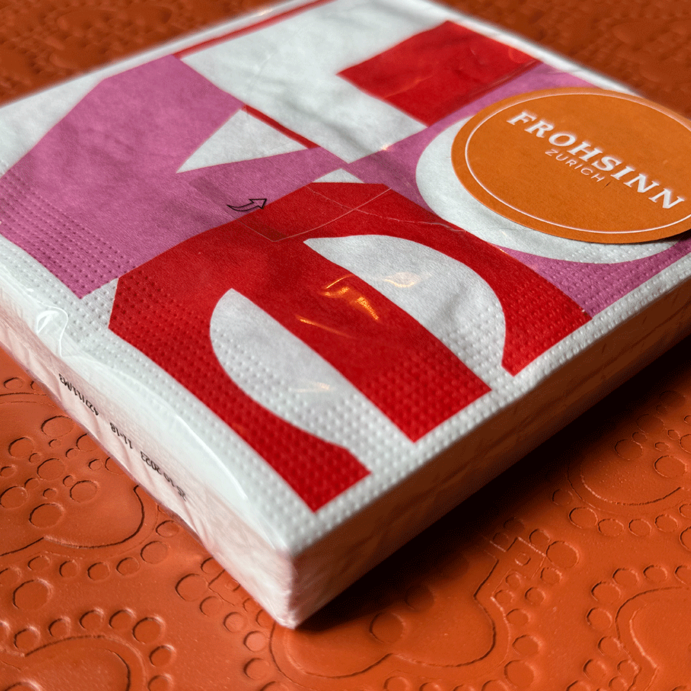 Cocktailserviette PPD - Love Graphic von Paperproducts Design