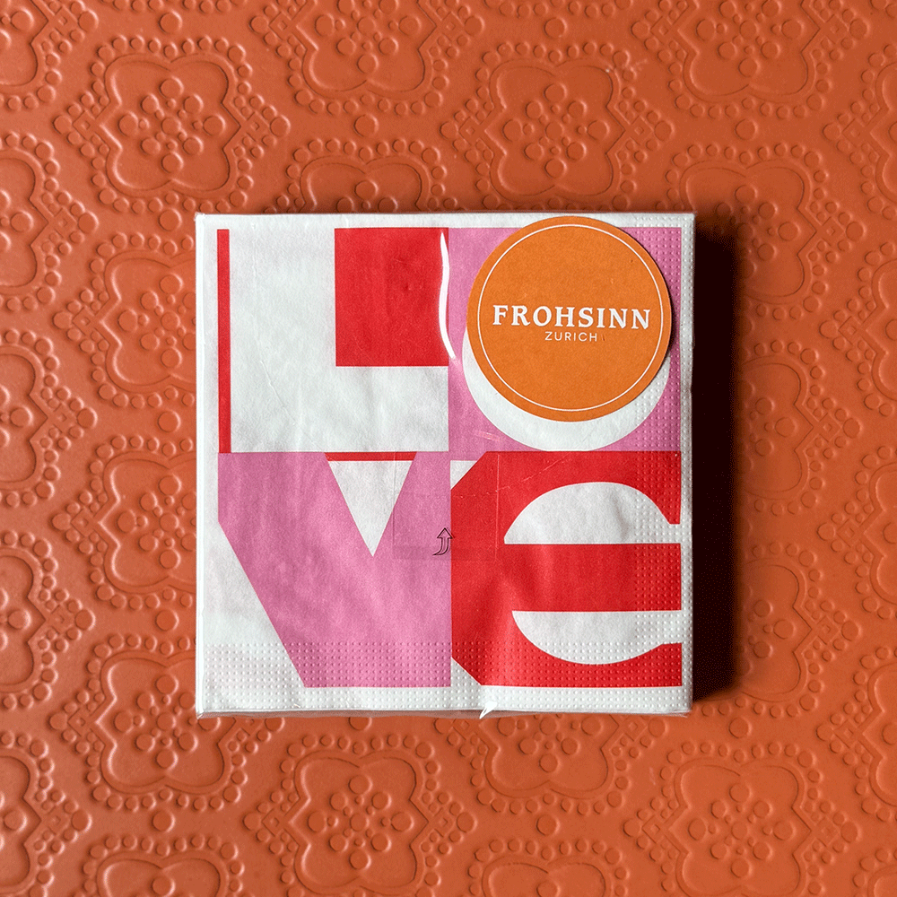 Cocktailserviette PPD - Love Graphic von Paperproducts Design