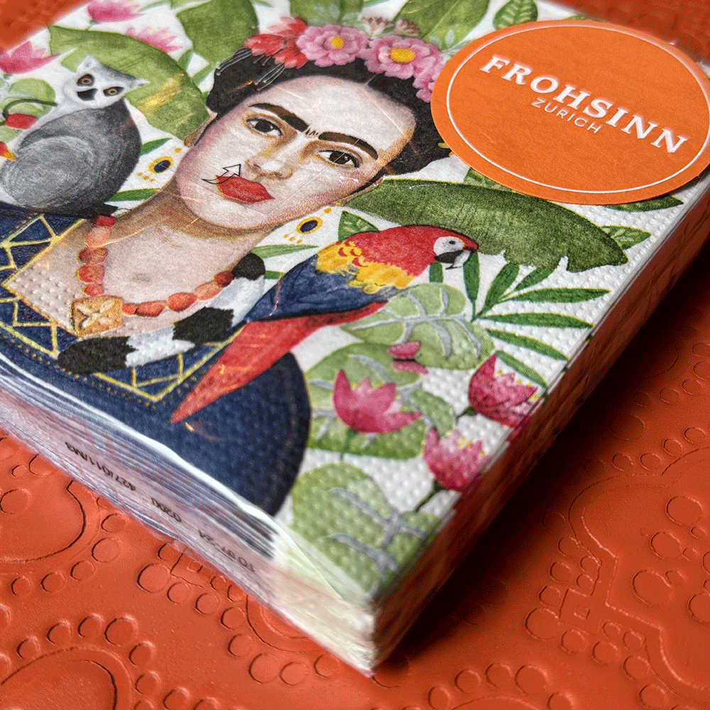 Cocktailserviette PPD - Coyoacàn Frida Kahlo von Paperproducts Design