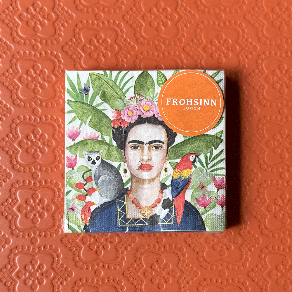 Cocktailserviette PPD - Coyoacàn Frida Kahlo von Paperproducts Design