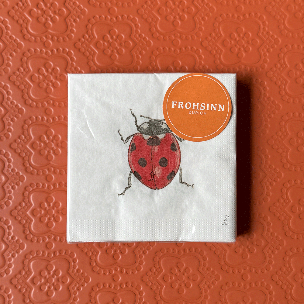 Cocktailserviette PPD - Madeleine sur blanc von Paperproducts Design