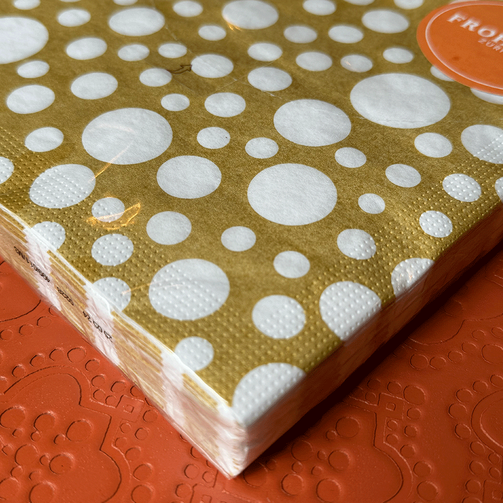 Serviette PPD - Dots Goldy von Paperproducts Design