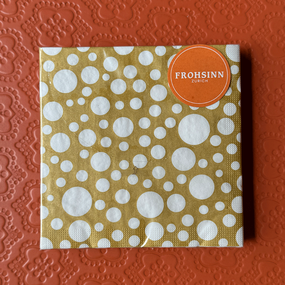 Serviette PPD - Dots Goldy von Paperproducts Design