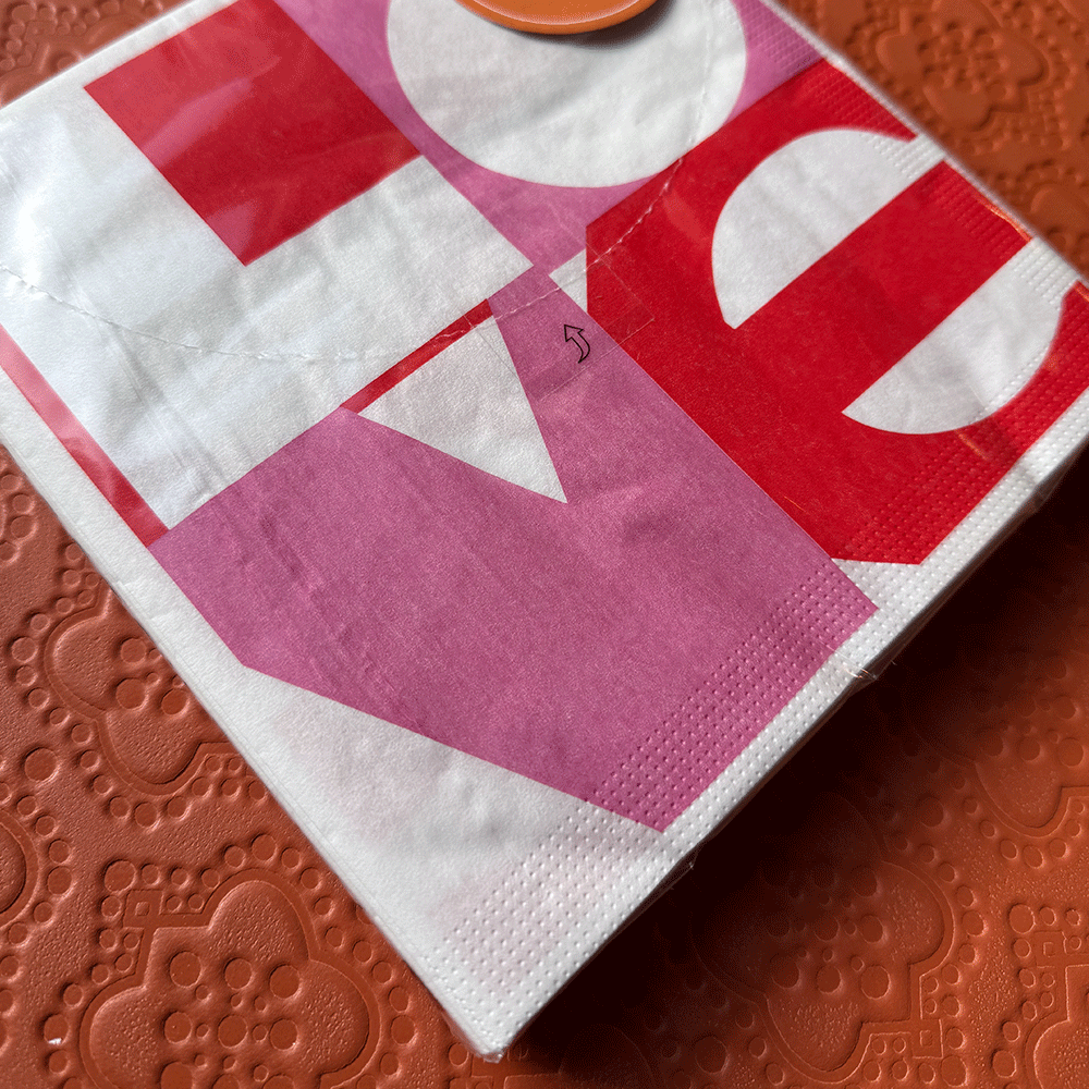 Serviette PPD im Love Graphic Design von Paperproducts Design