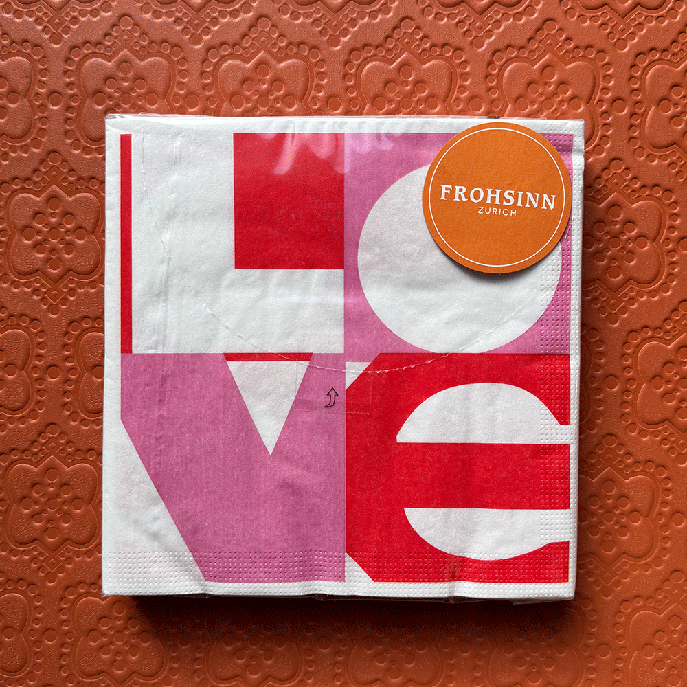 Serviette PPD im Love Graphic Design von Paperproducts Design