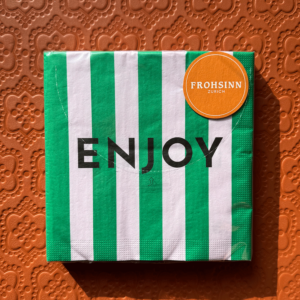 Serviette PPD im Formart Enjoy Design von Paperproducts Design