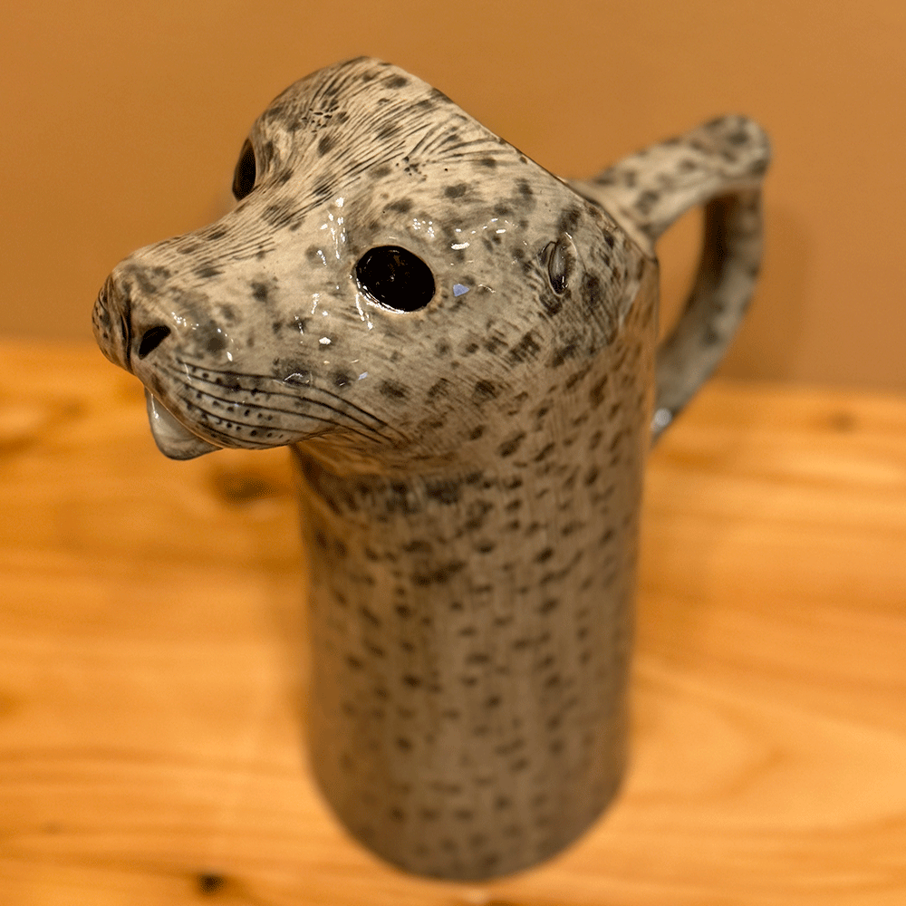 Seehund Krug aus Keramik von Quail Ceramics