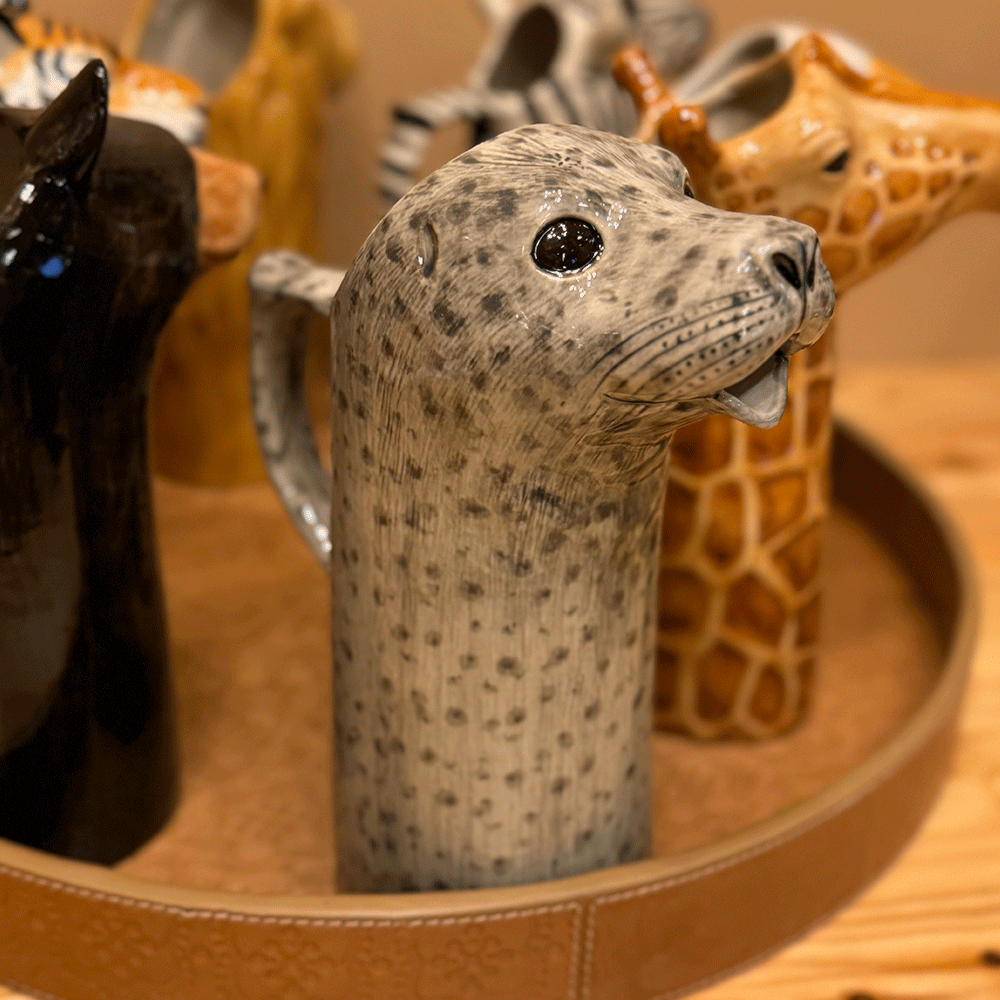 Seehund Krug aus Keramik von Quail Ceramics