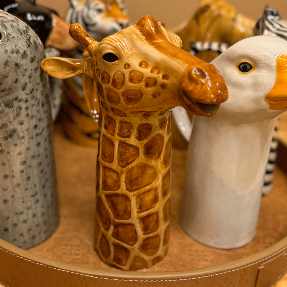 Giraffen Krug aus Keramik von Quail Ceramics
