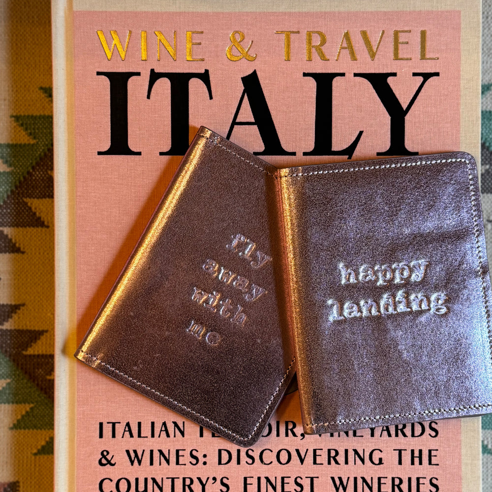 Reisepasshülle LARA aus Leder - flamingo