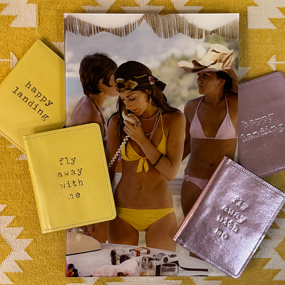 Reisepasshülle LARA aus Leder - vanilla