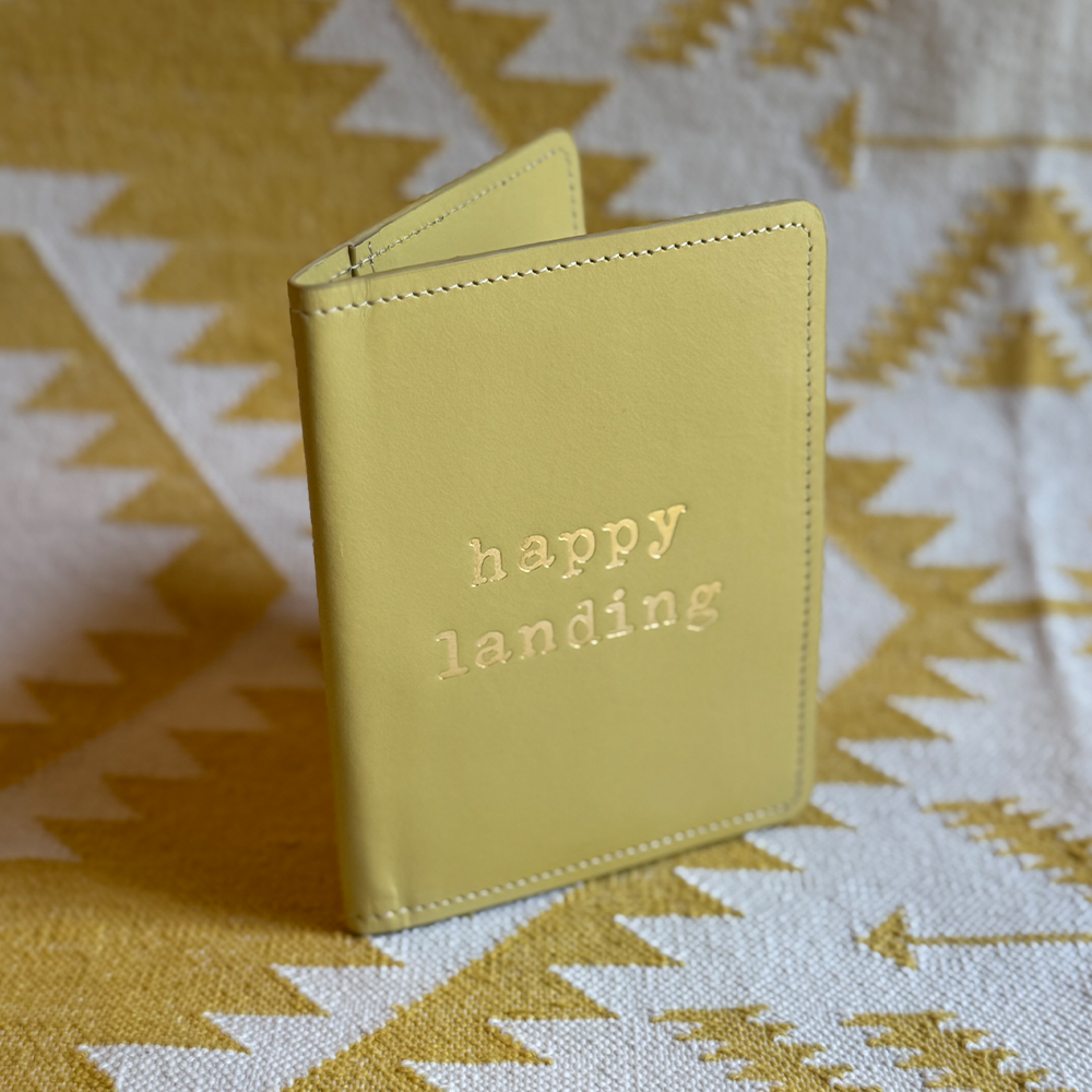 Reisepasshülle LARA aus Leder - vanilla