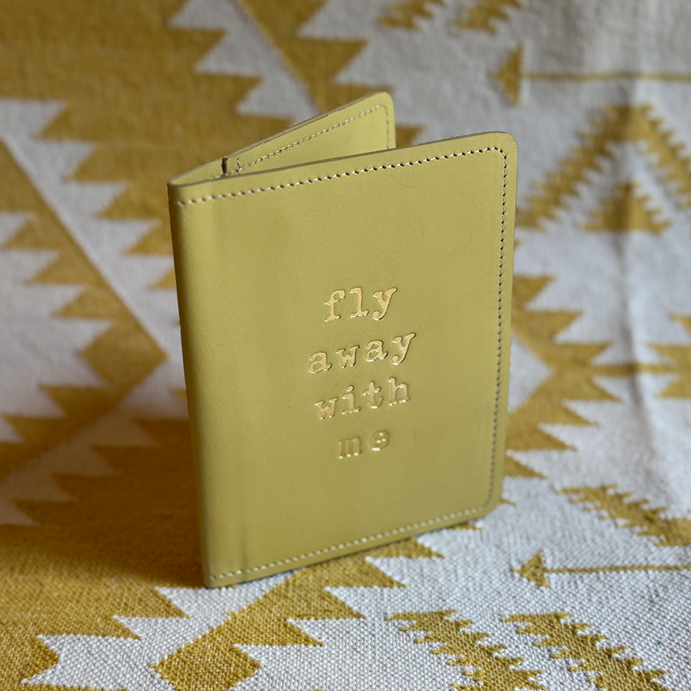 Reisepasshülle LARA aus Leder - vanilla