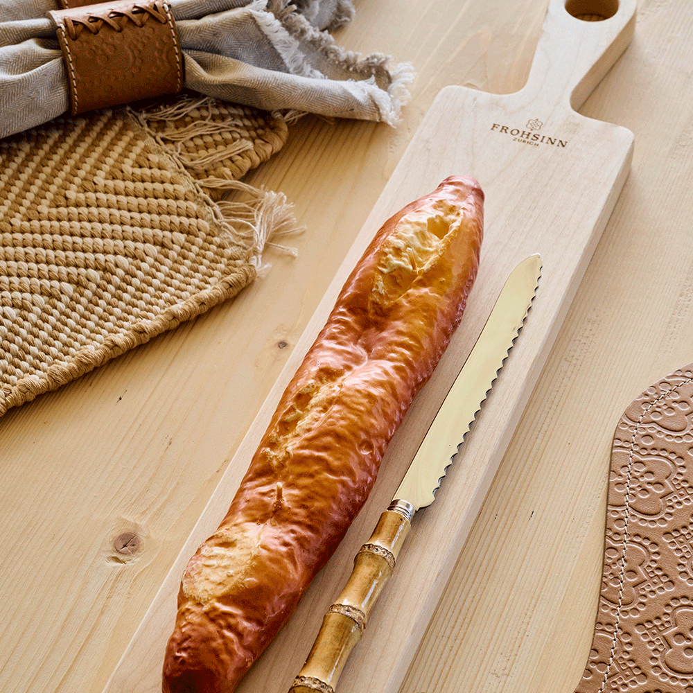 Brotmesser PANDA mit hellem Bambusgriff von Sabre Paris