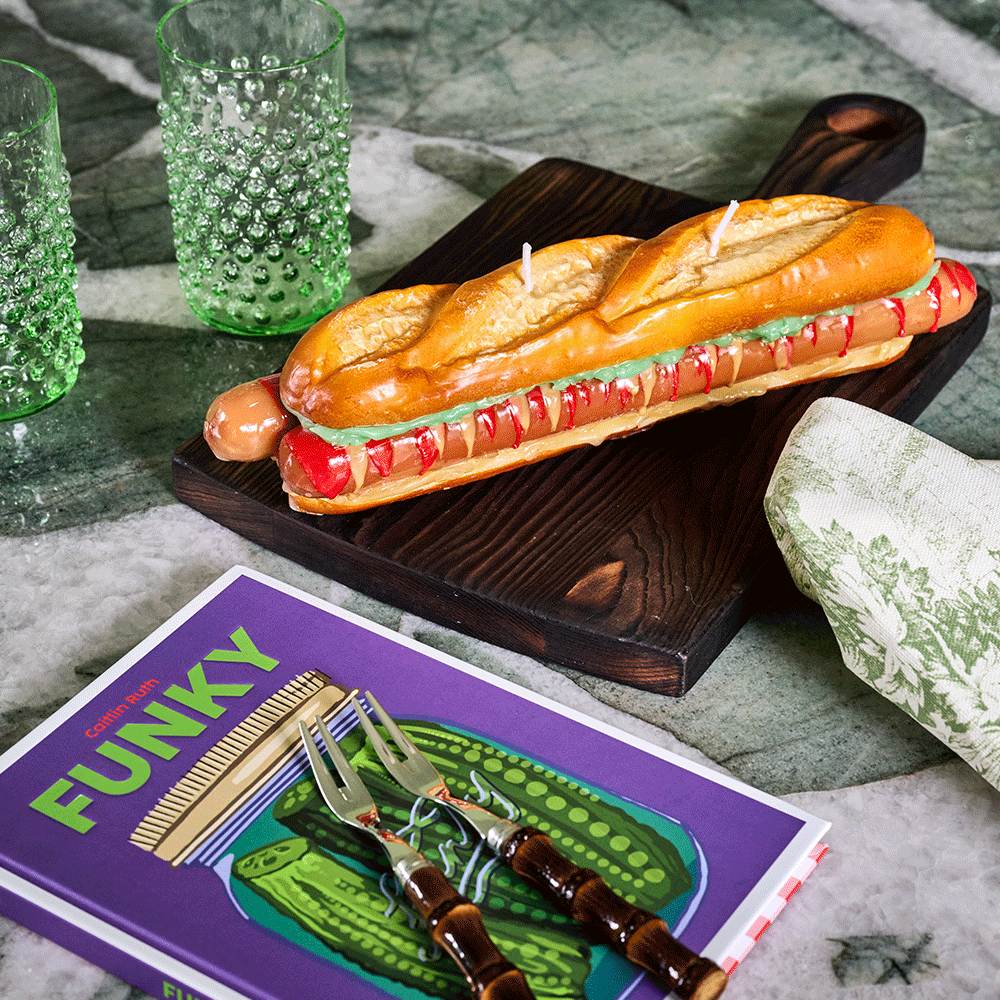 Cocktailgabel PANDA mit dunklem Bambusgriff von Sabre Paris