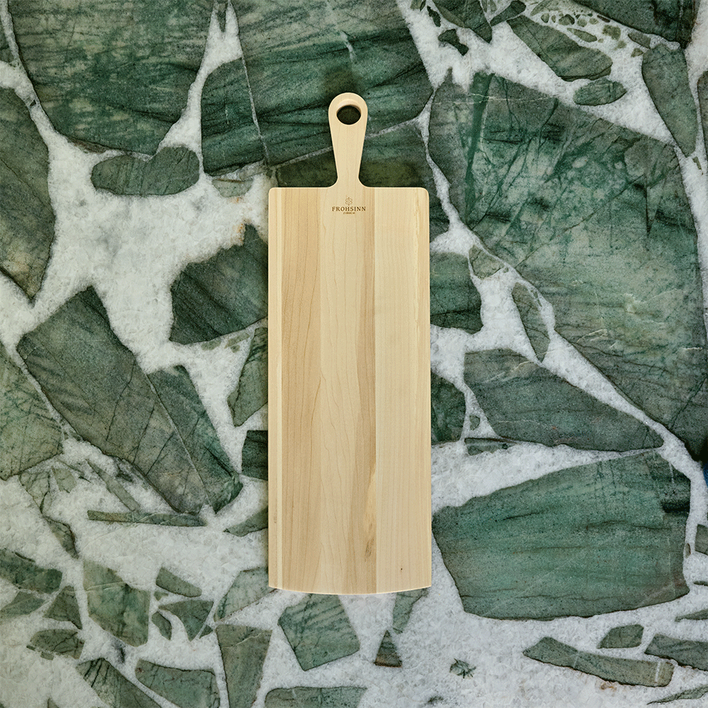 Schneidebrett NATURAL aus Kiefernholz - mittel vom FROHSINN