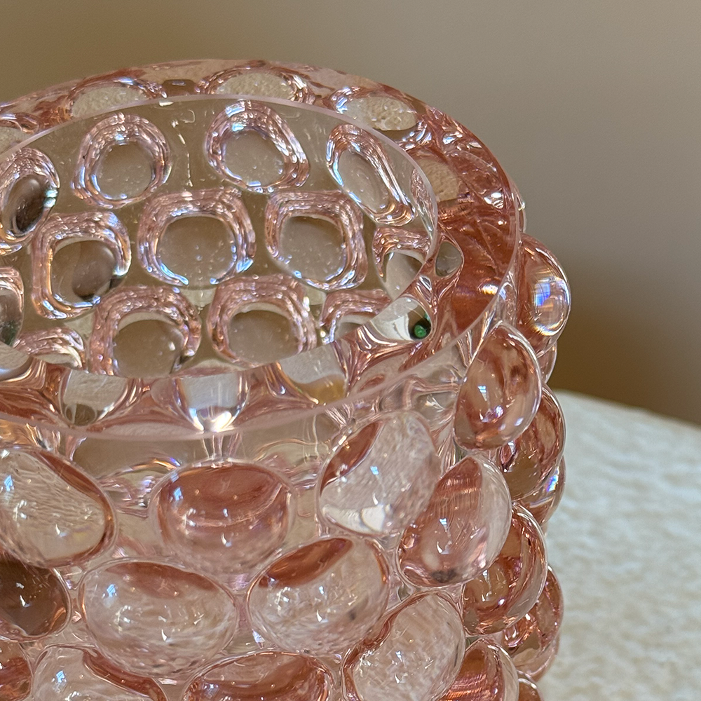 Windlicht HURRICANE BOULE von Skogsberg & Smart im Farbton Rose