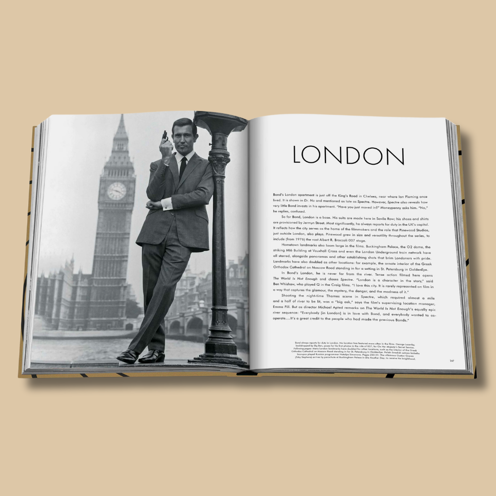 James Bond Destinations von Assouline, Inhalt