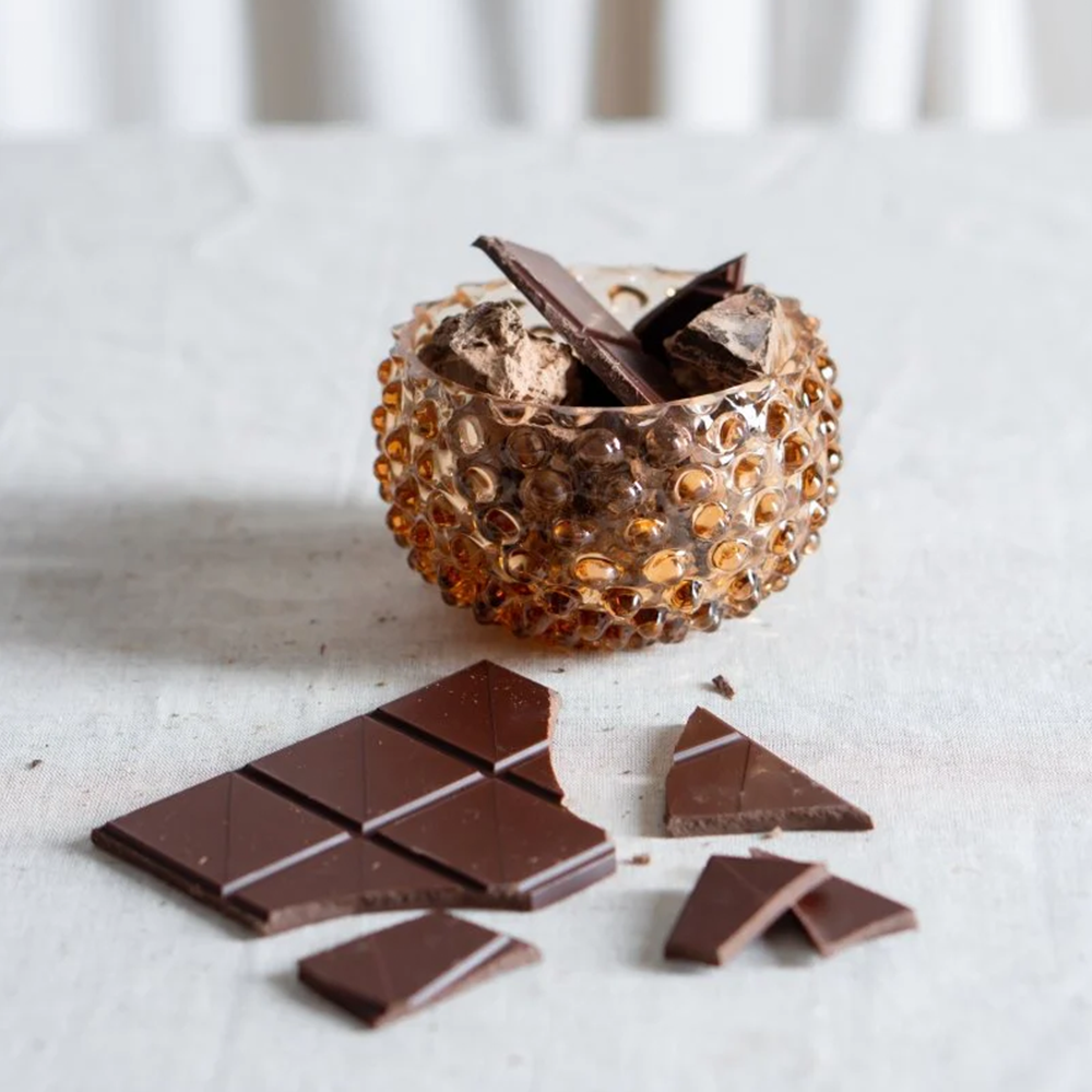 Schale klein HOBNAIL von Klimchi im Farbton bronze