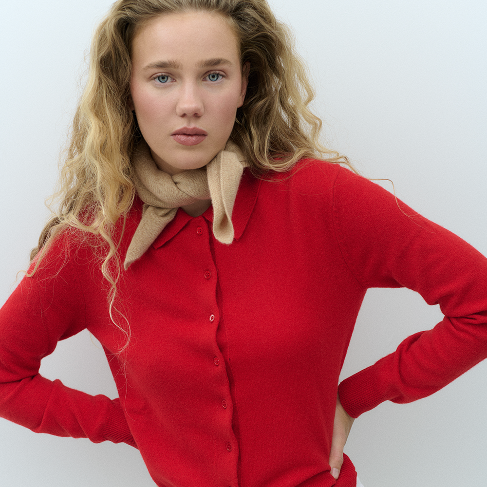 Kaschmirschal MINI SCARF - beige