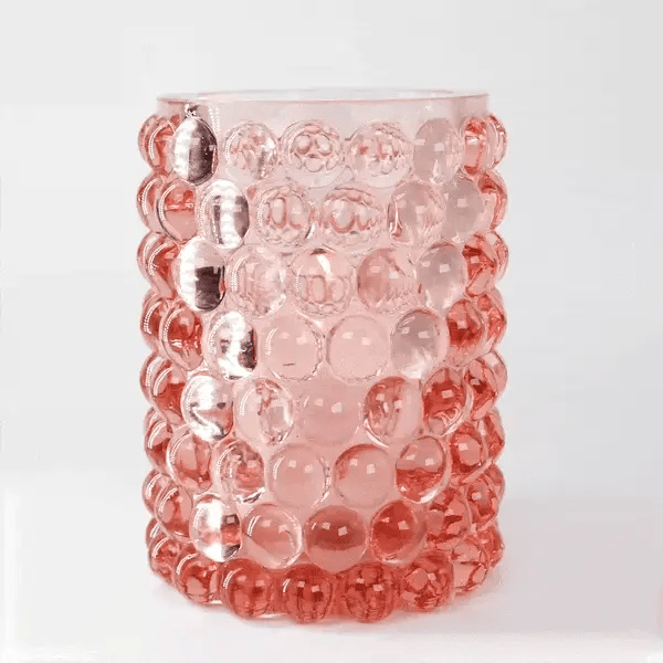 Windlicht HURRICANE BOULE von Skogsberg & Smart im Farbton Rosa