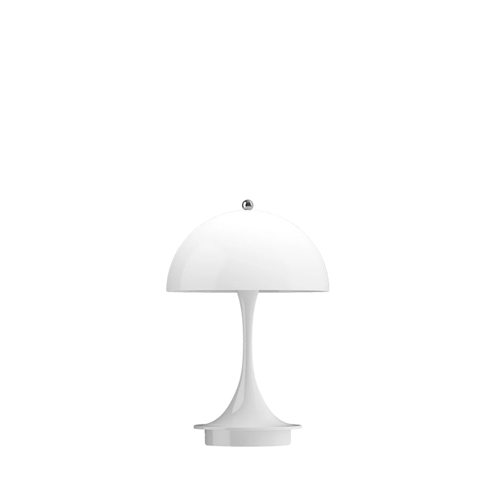 Tischleuchte PANTHELLA Portable im Farbton opal weiss von Louis Poulsen