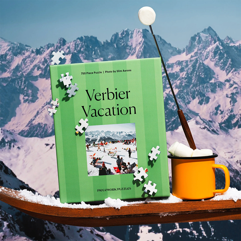 Puzzle von Piecework Puzzles mit Bild Verbier Vacation von Slim Aarons aus 1000 Teilen