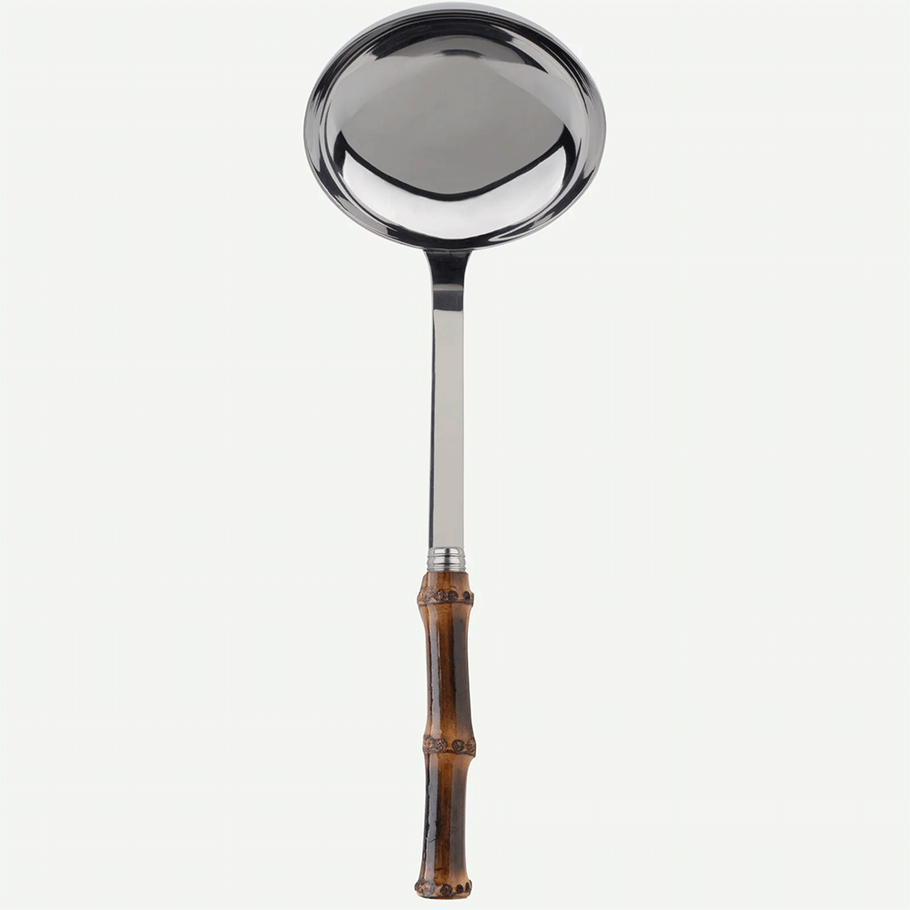 Schöpfkelle PANDA mit dunklem Bambusgriff von Sabre Paris