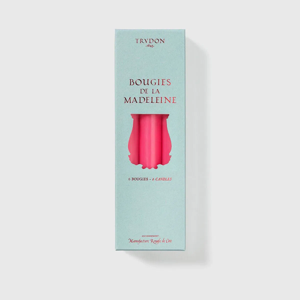 Stabkerzen MADELEINE 6 Stk - fuchsia