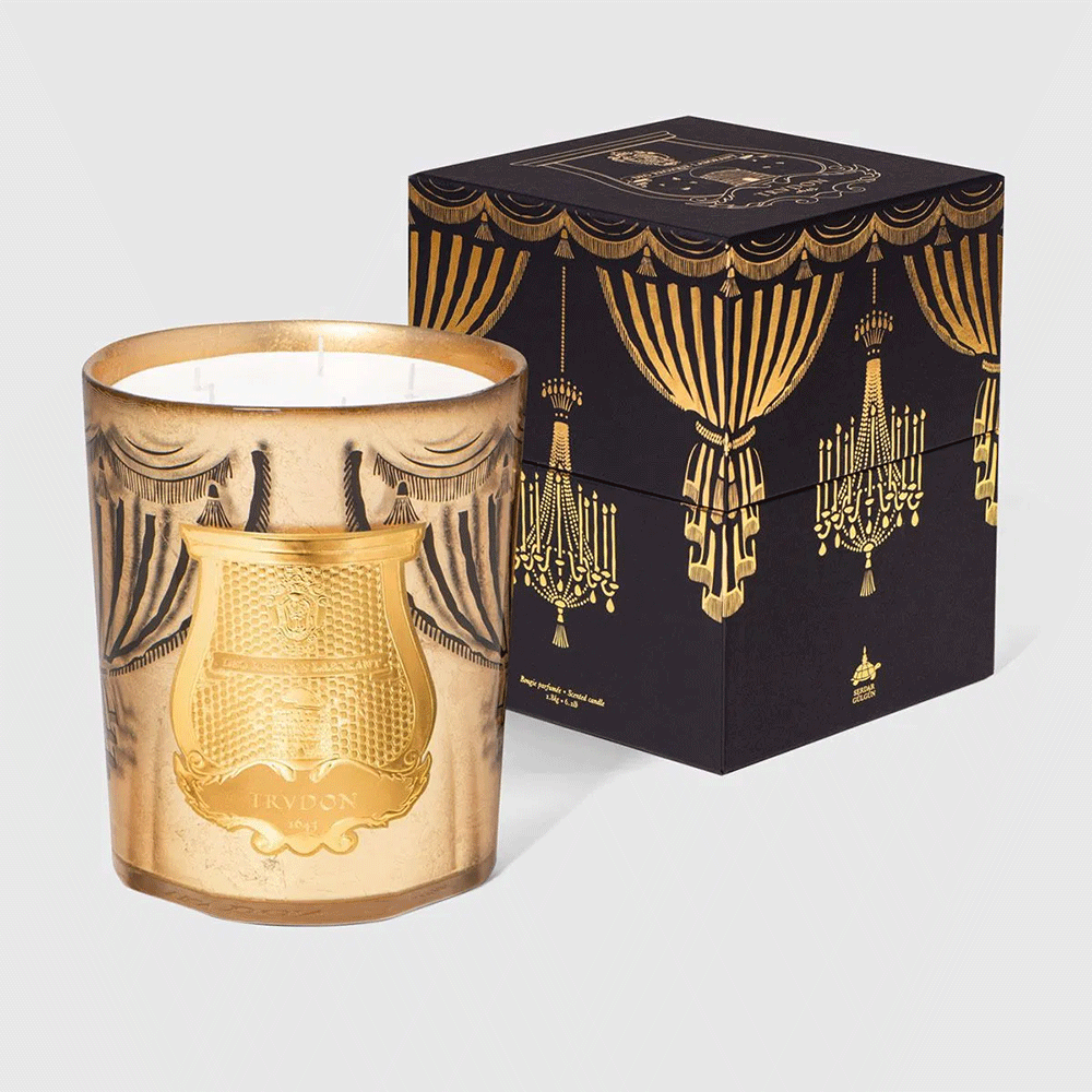 Duftkerze SERDAR - Arosa Grande_Weihnachtsduft 2024 von Trudon im Farbton Gold