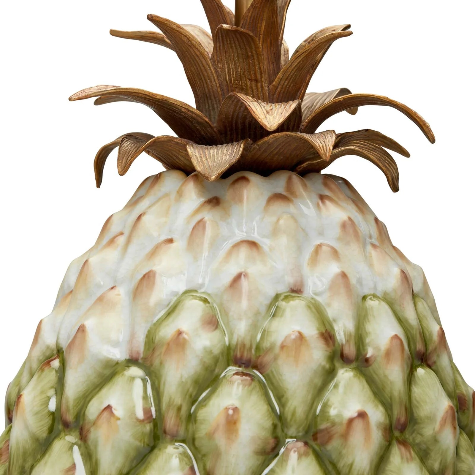 Lampenfuss Ananas von House of Hackney im Farbton grün weiss