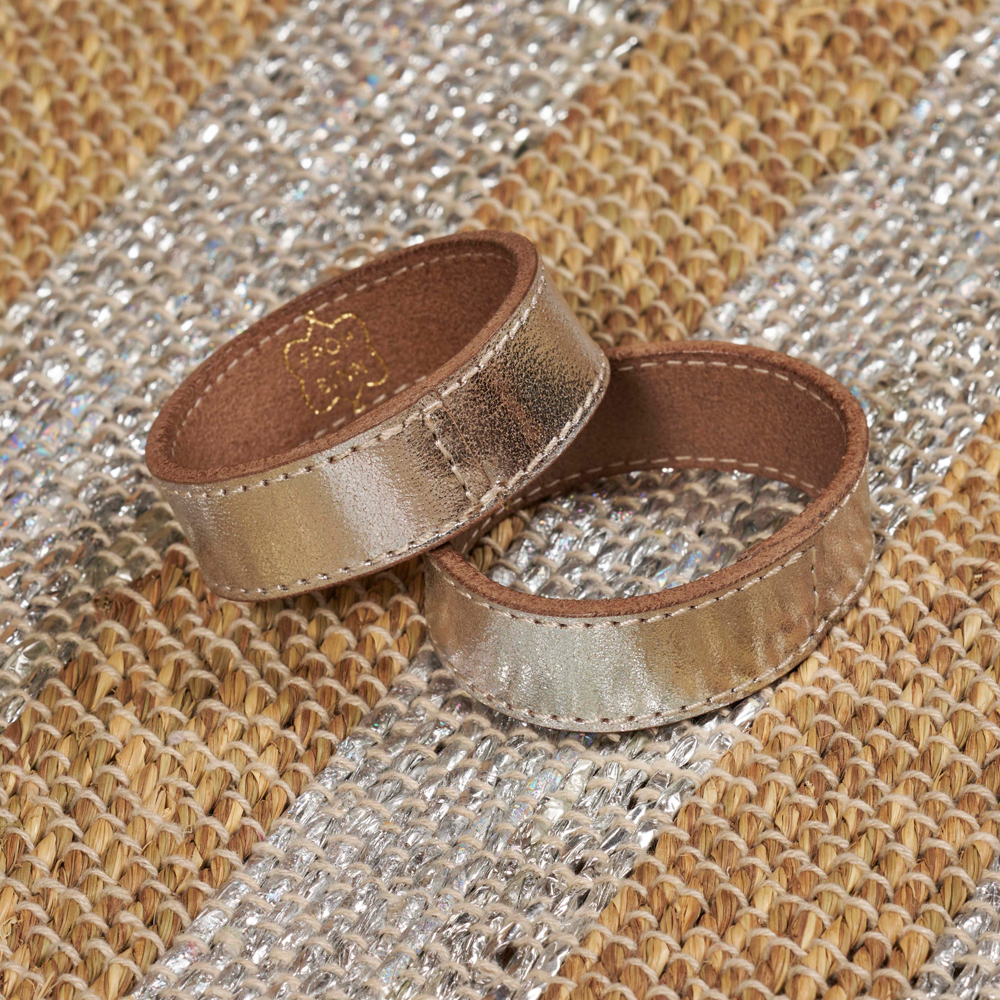 Bracelet LIFESTYLE leather smooth - silber