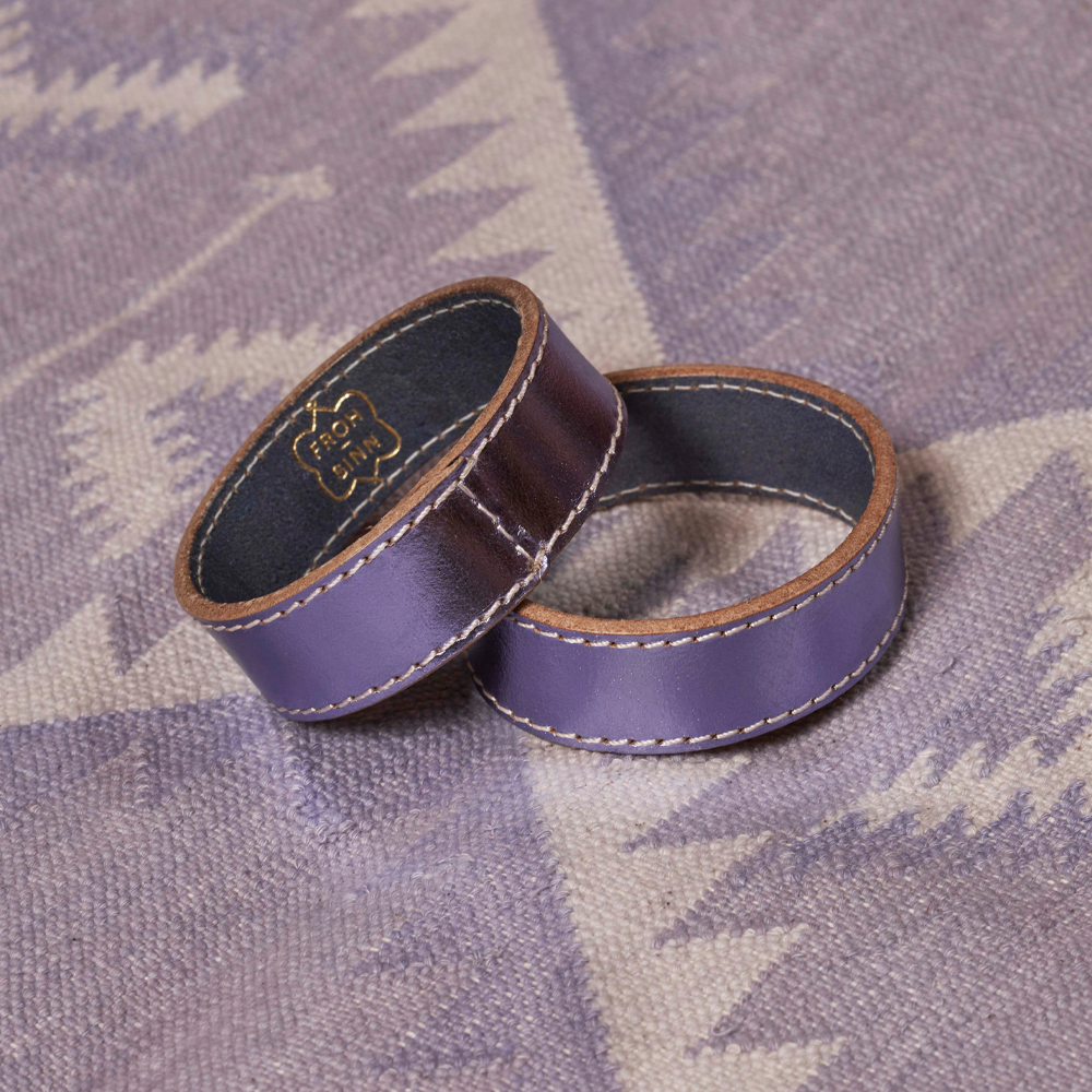 Bracelet LIFESTYLE leather smooth - forget me not