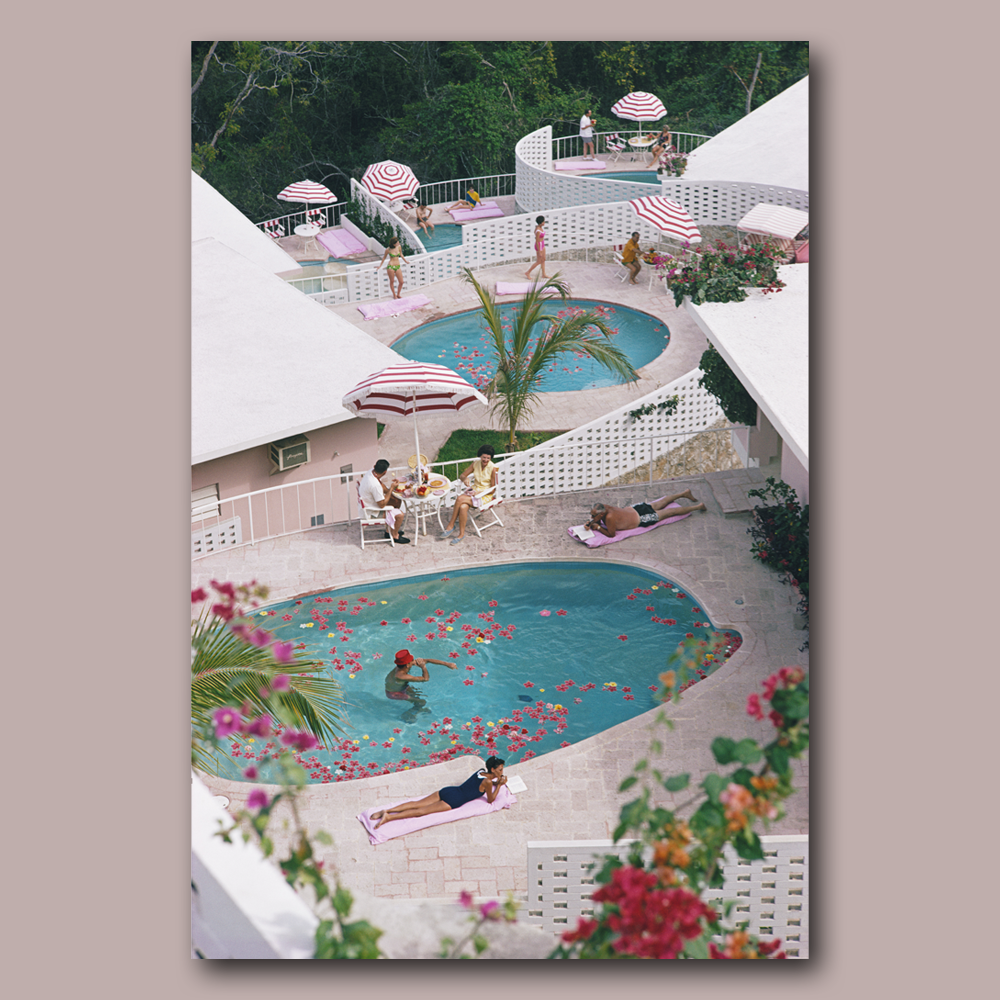 Wandbild Acrylglas Slim Aarons - Las Brisas Hotel
