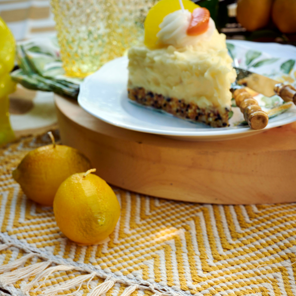 Candle fruit - lemon, mini