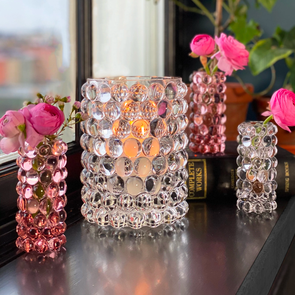 Windlicht Vase HURRICANE BOULE large - klar