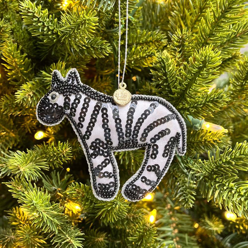 Weihnachtsbaumschmuck JUJU - Zebra