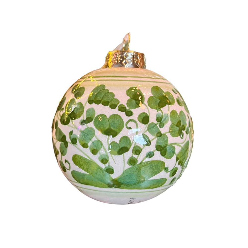 Weihnachtskugel grün - large